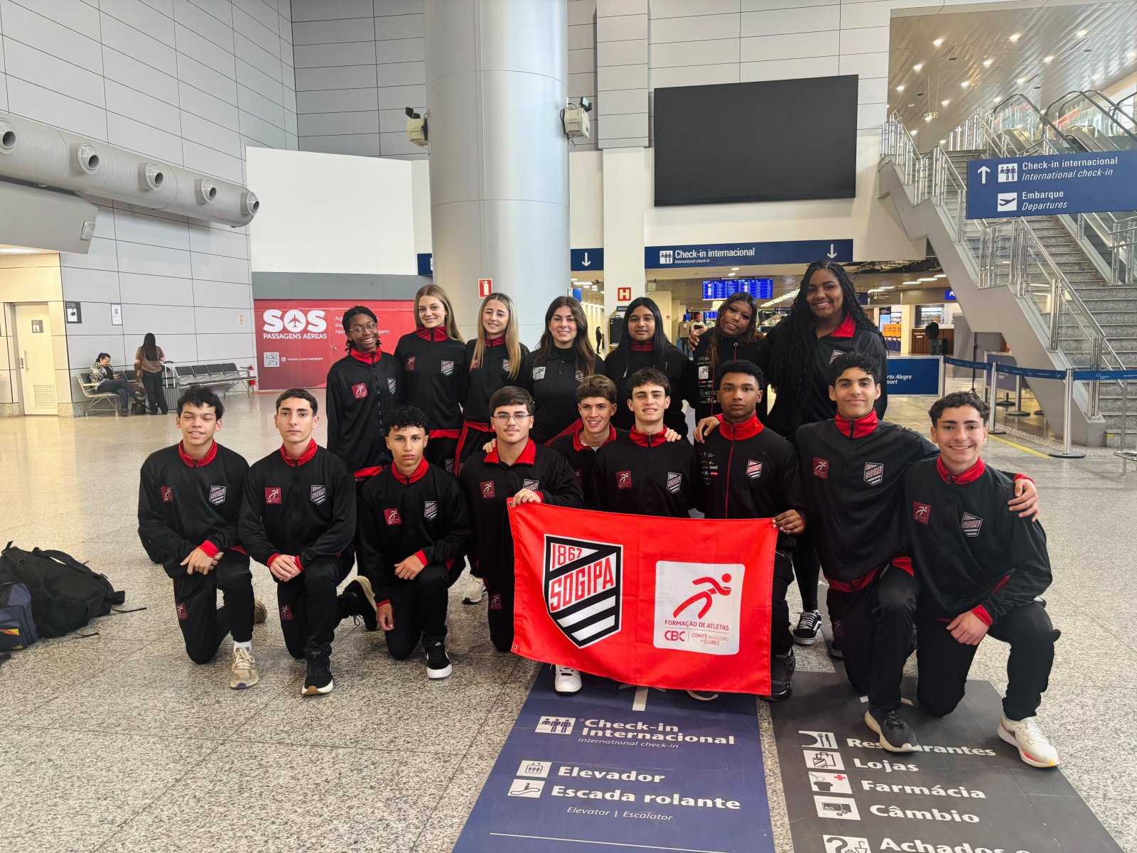 Atletismo da Sogipa est� em S�o Paulo para o Campeonato Brasileiro Interclubes Sub-18