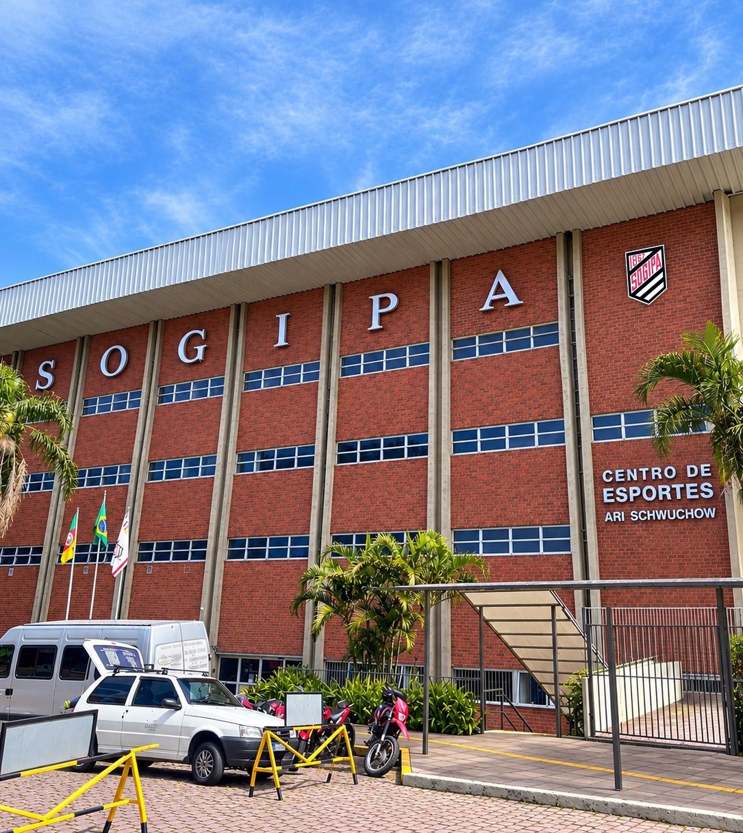 Sogipa inicia obras de recupera��o dos pilares estruturais do Centro de Esportes