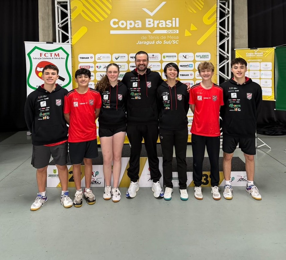 Sogipa conquista dez medalhas na Copa Brasil Ouro de T�nis de Mesa