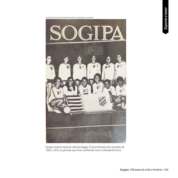 Pgina 104 de 214 - Livro dos 150 anos da Sogipa