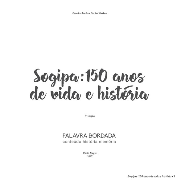 Página 4 de 214 - Livro dos 150 anos da Sogipa