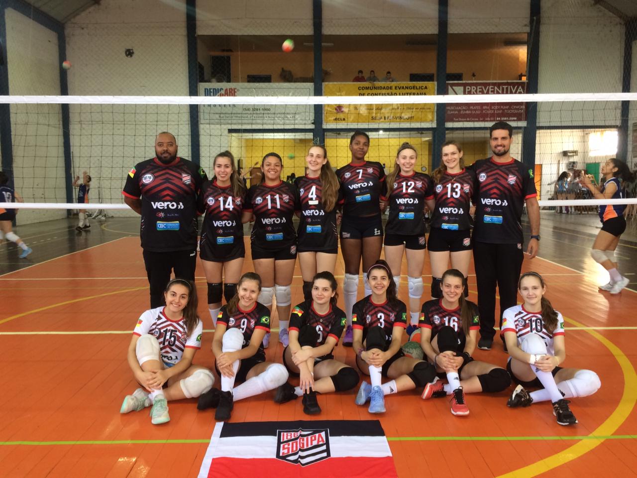 Sogipa representa o Brasil em torneio internacional de vôlei