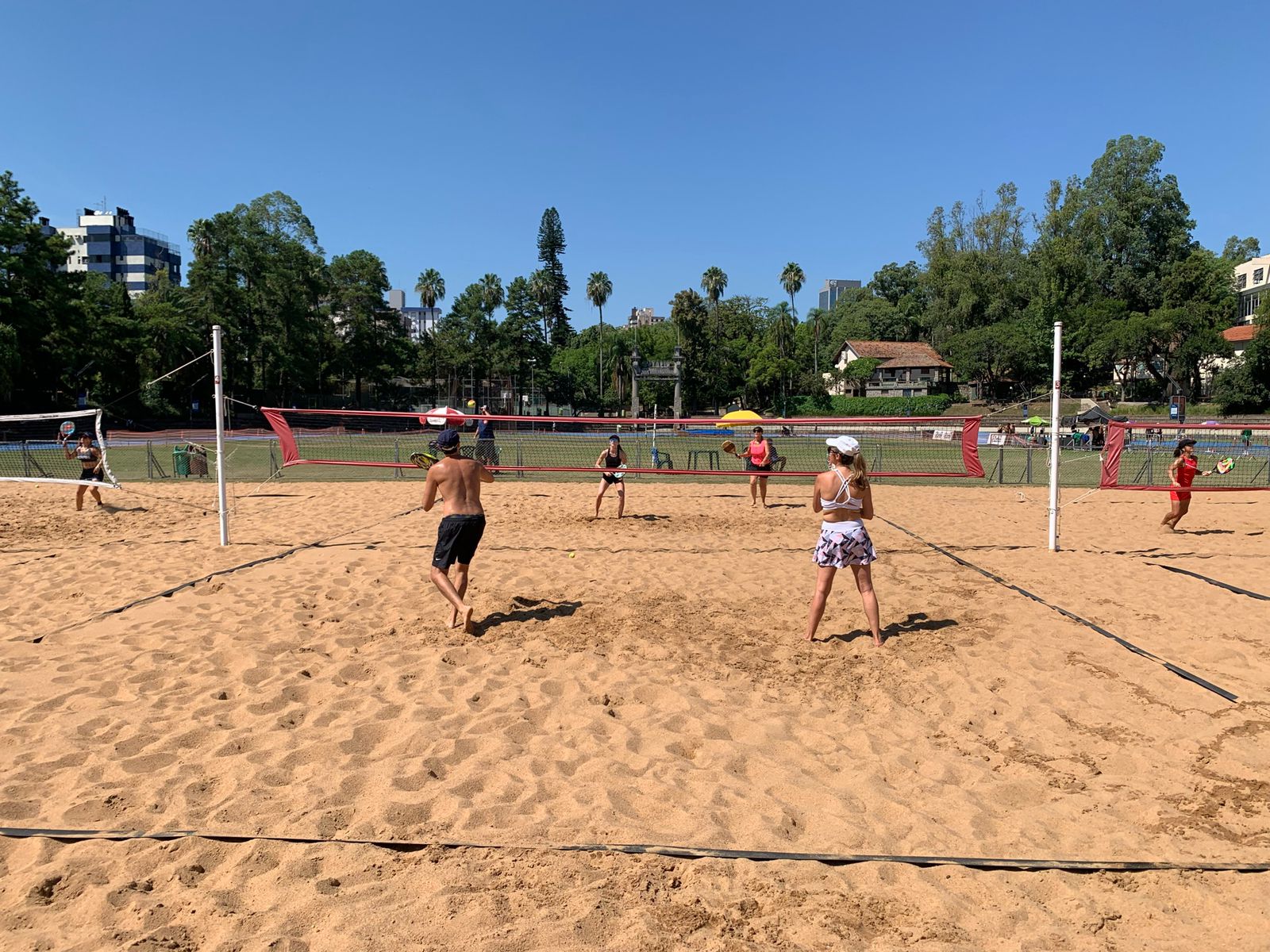 Sogipa ganhará quatro quadras de beach tennis