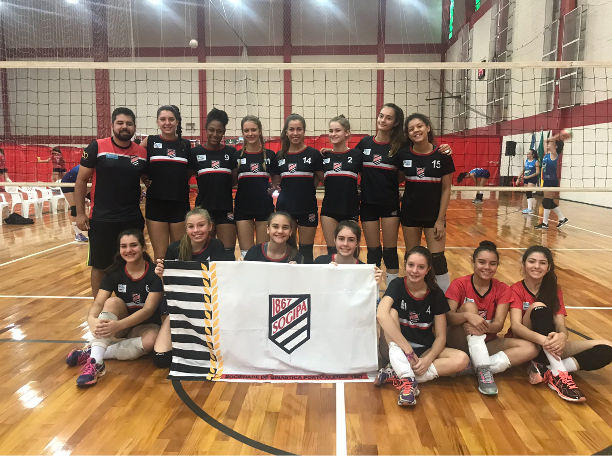 Sogipa representa o Brasil em torneio internacional de vôlei