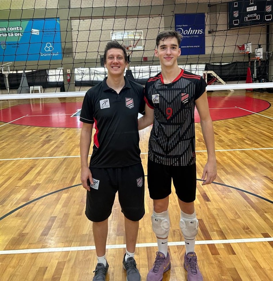 Alexandre e Fin comemoraram o título brasileiro