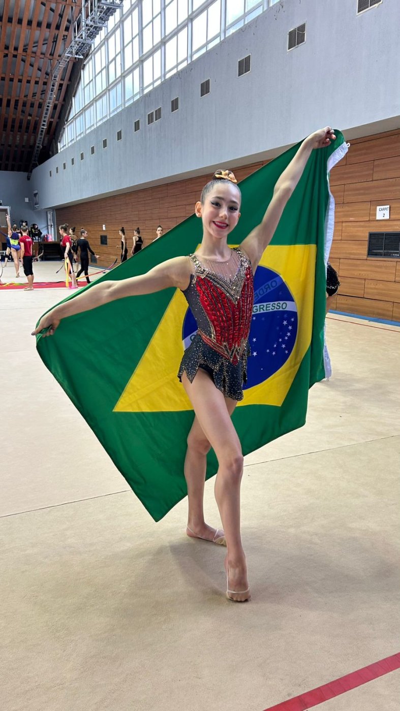 Ginasta da Sogipa � convocada para defender o Brasil no Pan-Americano Juvenil de GR