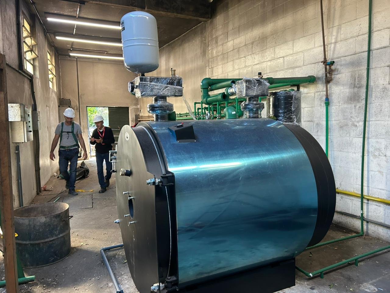 Sogipa moderniza sistema de aquecimento para ampliar conforto e efici�ncia. Processo est� em andamento