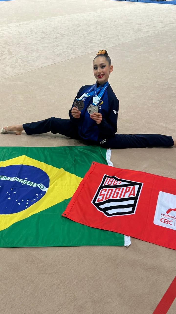 P�dio duplo para a Sogipa no Campeonato Pan-Americano de Gin�stica R�tmica Juvenil