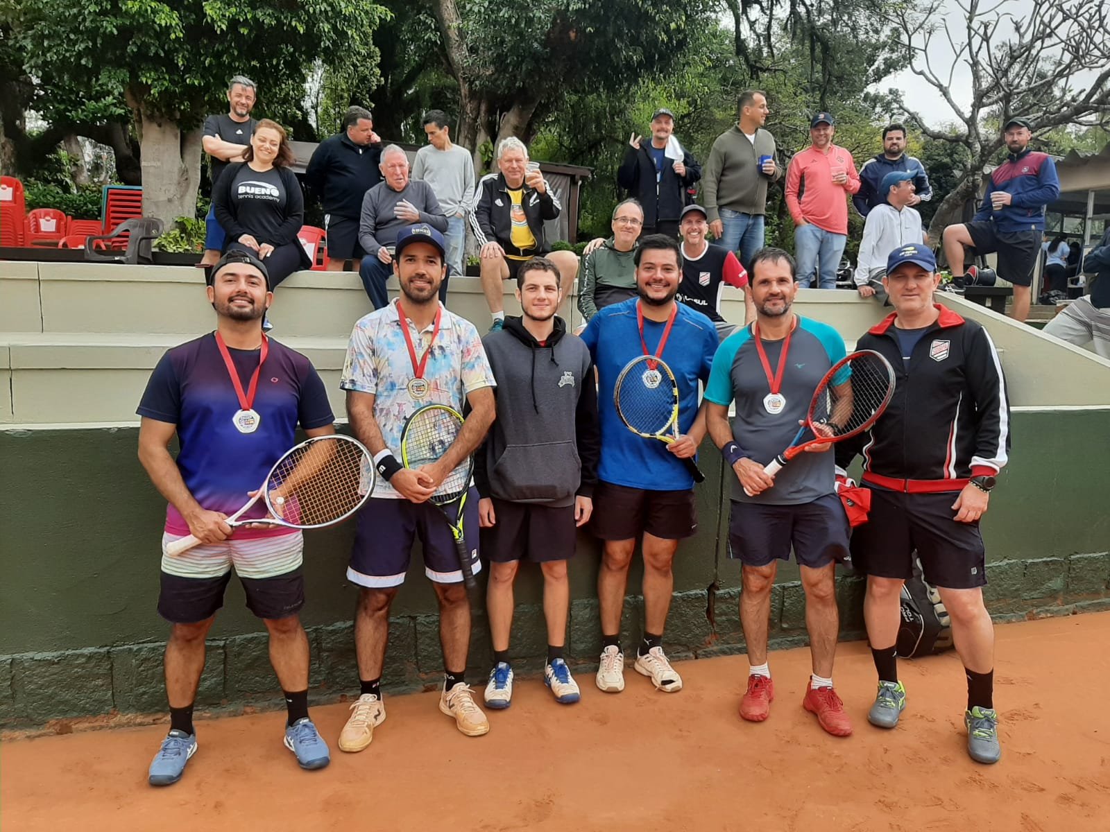 Vencedores e Vices da categoria A/B Masculino